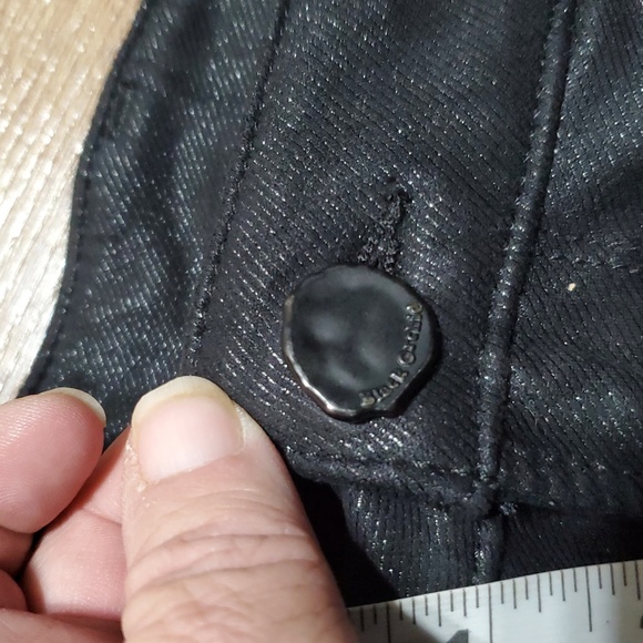 Black orchid Julien Jarmoune Black shimmer after dart skinny stretch pants - Picture 5 of 11